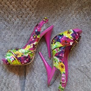 It's Ok open toe heels